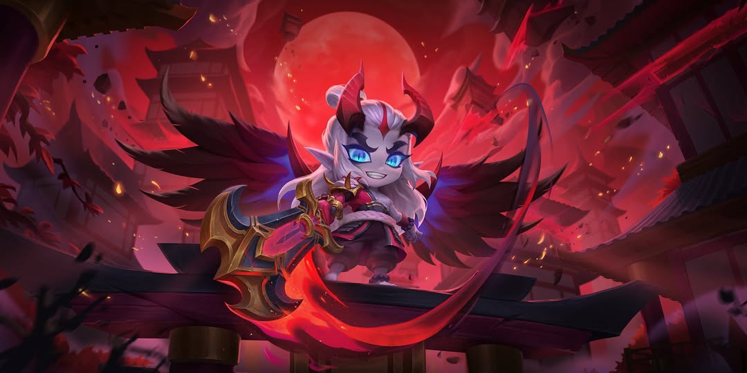 Pet Tím Aatrox Huyết Nguyệt Tí Nhị