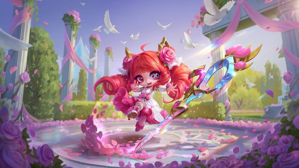 Pet Tím Gwen Hồng Pha Lê