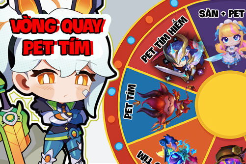 Vòng Quay Pet Tím