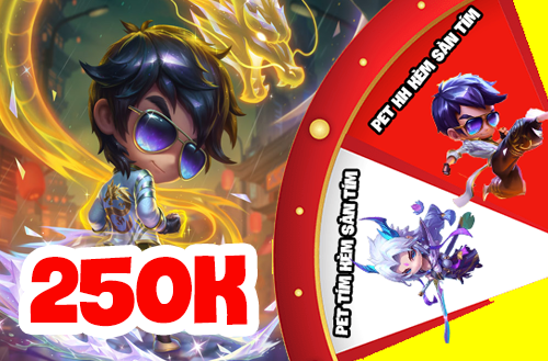 Vòng Quay Pet Tím Sàn 250k